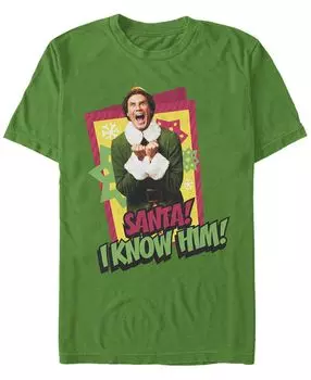 Мужская футболка с коротким рукавом elf santa's coming Fifth Sun, мульти