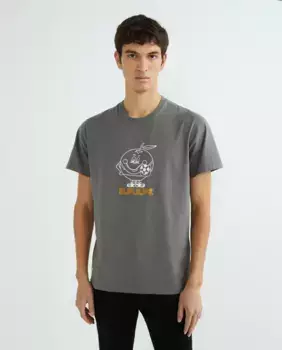 Мужская футболка с коротким рукавом ElPulpo, темно-серый