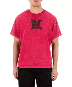 Мужская футболка с коротким рукавом Face Death Hurley, красный