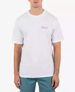 Мужская футболка с коротким рукавом Fastlane на подкладке Hurley, белый