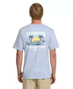 Мужская футболка с коротким рукавом Florida Gator Quiksilver, синий