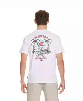 Мужская футболка с коротким рукавом Florida Native Bird Quiksilver, белый