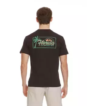 Мужская футболка с коротким рукавом Florida Palm Badge Quiksilver, черный
