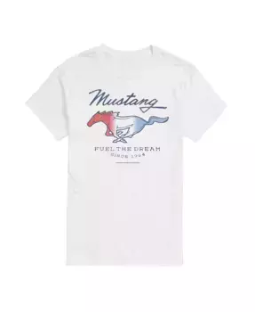Мужская футболка с коротким рукавом Ford Mustang AIRWAVES, белый