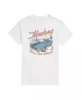 Мужская футболка с коротким рукавом Ford Mustang AIRWAVES, белый