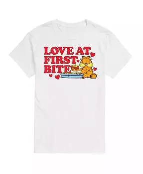 Мужская футболка с коротким рукавом Garfield Love At First Bite AIRWAVES, белый