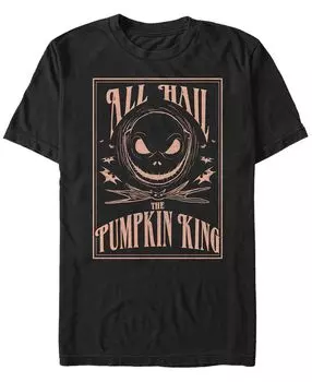 Мужская футболка с коротким рукавом hail the pumpkin king Fifth Sun, черный