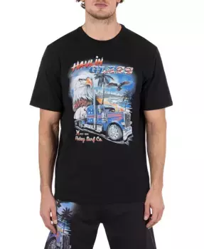 Мужская футболка с коротким рукавом Haulin' Glass Hurley, черный