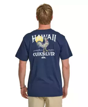 Мужская футболка с коротким рукавом Hawaii Rooster Quiksilver, синий