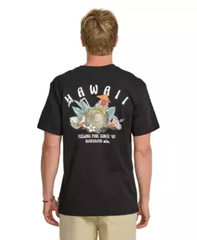 Мужская футболка с коротким рукавом Hawaii Spirits Quiksilver, черный