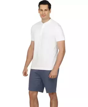 Мужская футболка с коротким рукавом Henley Vustra, белый