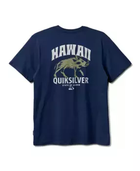 Мужская футболка с коротким рукавом Hi Boar Quiksilver, синий
