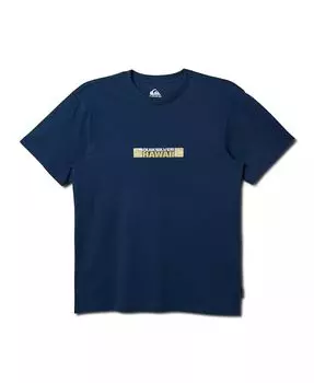 Мужская футболка с коротким рукавом Hi Bumper Sticker Quiksilver, синий