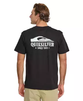 Мужская футболка с коротким рукавом Hunter Spray Quiksilver, черный