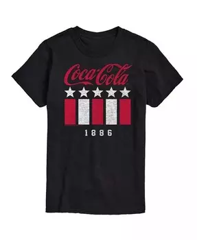 Мужская футболка с коротким рукавом Hybrid Apparel Coca Cola Americana AIRWAVES, черный