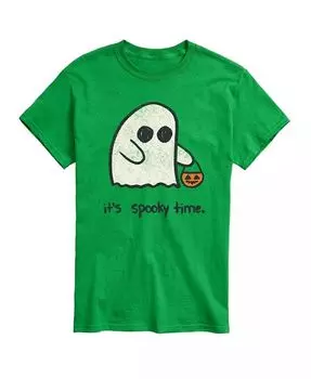 Мужская футболка с коротким рукавом Hybrid Apparel It's Spooky Time AIRWAVES, зеленый