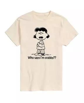 Мужская футболка с коротким рукавом Hybrid Apparel Peanuts Crabby AIRWAVES, желтый