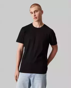 Мужская футболка с коротким рукавом и боковыми завязками Calvin Klein Jeans, черный