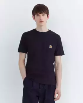 Мужская футболка с коротким рукавом и карманом Carhartt WIP, синий