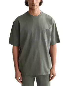 Мужская футболка с коротким рукавом и карманом Relaxed Fit SCOTCH & SODA, зеленый