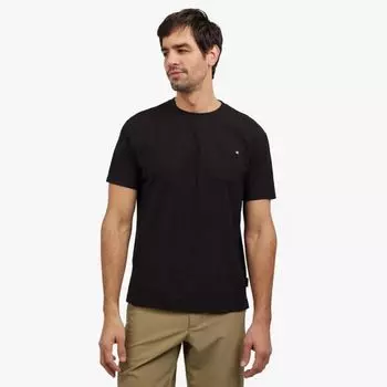 Мужская футболка с коротким рукавом и карманом Quiksilver, цвет phantom