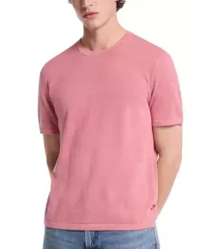 Мужская футболка с коротким рукавом и круглым вырезом Jersey Michael Kors, розовый