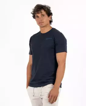Мужская футболка с коротким рукавом и круглым вырезом Makarthy, темно-синий