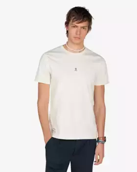 Мужская футболка с коротким рукавом и крупным принтом Harper & Neyer, белый