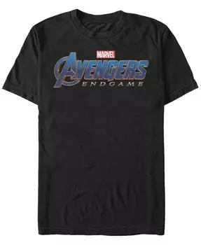Мужская футболка с коротким рукавом и логотипом Marvel Avengers Endgame Fifth Sun, черный
