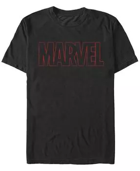 Мужская футболка с коротким рукавом и логотипом Marvel Crew Fifth Sun, черный