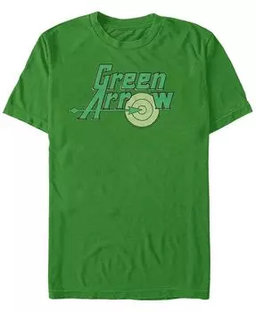 Мужская футболка с коротким рукавом и логотипом DC Green Arrow Target Fifth Sun, зеленый