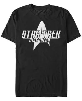 Мужская футболка с коротким рукавом и логотипом Star Trek Discovery Fifth Sun, черный