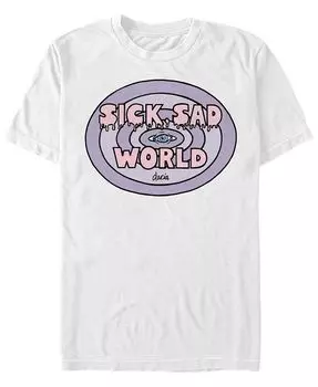 Мужская футболка с коротким рукавом и логотипом Pastel Sick Sad World Eye Fifth Sun, белый
