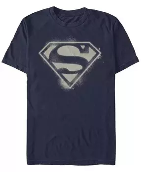 Мужская футболка с коротким рукавом и логотипом Superman Spray Fifth Sun, синий