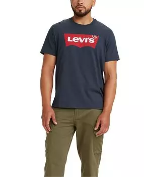 Мужская футболка с коротким рукавом и логотипом batwing Levi's, мульти