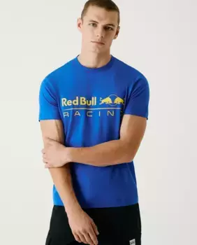 Мужская футболка с коротким рукавом и напечатанным логотипом Pepe Jeans, синий
