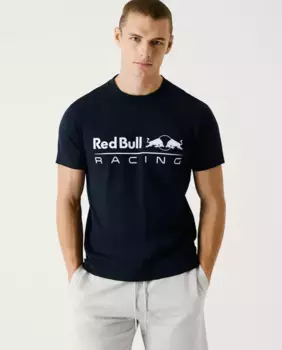 Мужская футболка с коротким рукавом и напечатанным логотипом Pepe Jeans, тёмно-синий