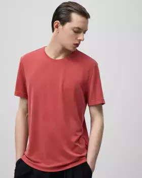 Мужская футболка с коротким рукавом и ответственным модалом Adolfo Dominguez, красный