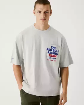 Мужская футболка с коротким рукавом и передним карманом Pepe Jeans, серый