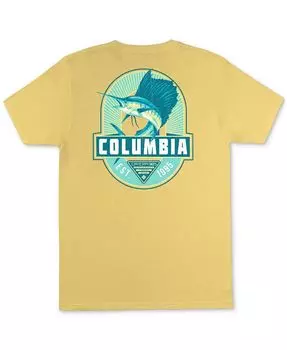Мужская футболка с коротким рукавом и рисунком Sailfish Columbia, золотой