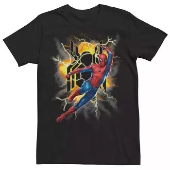 Мужская футболка с коротким рукавом и рисунком Marvel Spider-Man Licensed Character