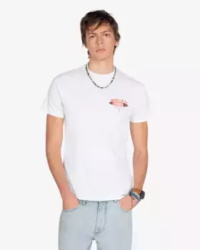 Мужская футболка с коротким рукавом и рисунком спереди Harper & Neyer, белый