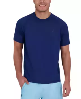 Мужская футболка с коротким рукавом и вафельной вязкой для плавания Spyder, синий