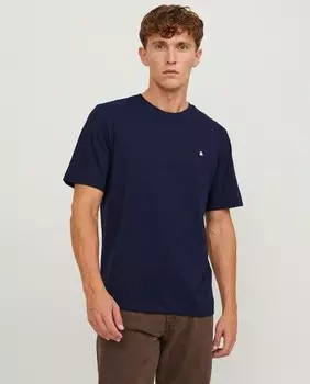 Мужская футболка с коротким рукавом Jack & Jones, темно-синий