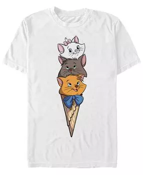 Мужская футболка с коротким рукавом kitten ice cream Fifth Sun, белый