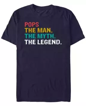 Мужская футболка с коротким рукавом ко Дню отца Design By Humans, синий