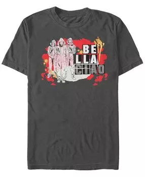 Мужская футболка с коротким рукавом la casa de papel bella ciao Fifth Sun, мульти