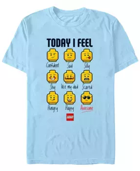 Мужская футболка с коротким рукавом Lego Iconic Expressions of Lego Guy Fifth Sun, синий
