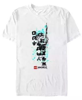 Мужская футболка с коротким рукавом Lego Ninjago Ninja Ink Fifth Sun, белый