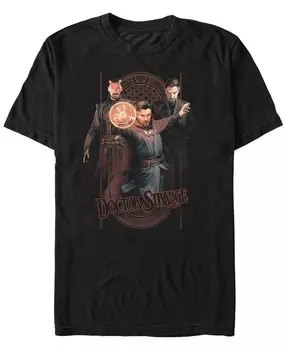 Мужская футболка с коротким рукавом likeness doctor strange movie 2 3 stranges Fifth Sun, черный